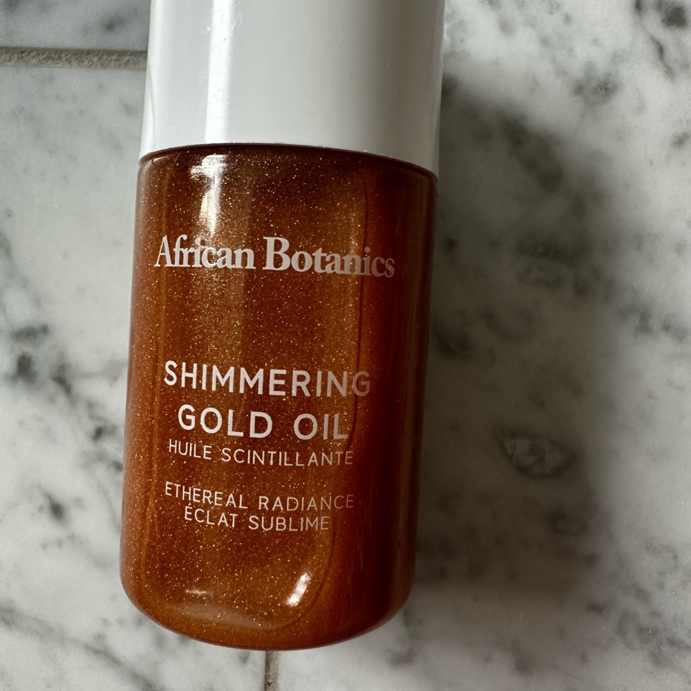 African Botanics Ethereal Radiance Shimmering Gold Oil